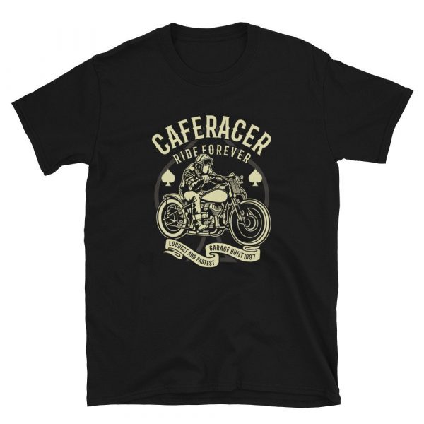 Caferacer Ride Forever Short-Sleeve Unisex T-Shirt