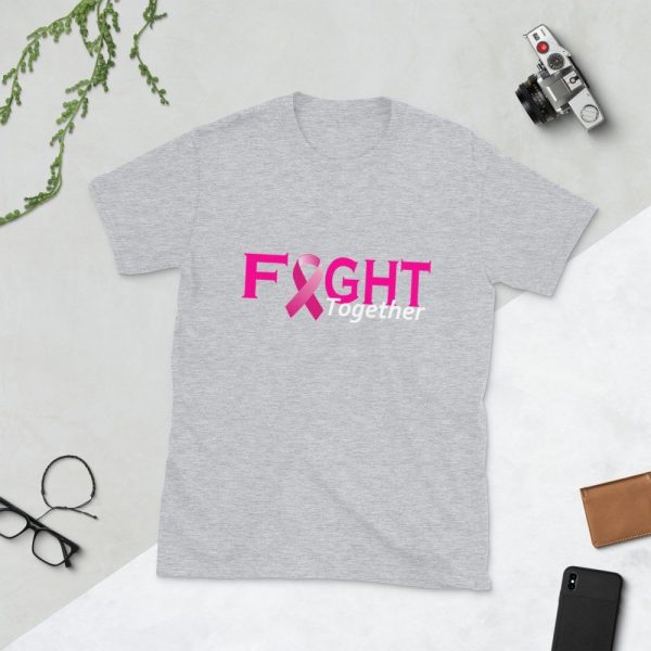 Fight Together World Cancer Day Funny Gifts T-Shirt tshirt for men women Short-Sleeve Unisex T-Shirt