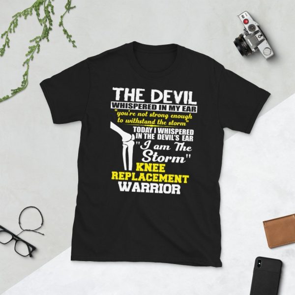 Knee Surgery Shirt I am the Storm Knee Replacement Warrior T-shirt New Knee Knee Replacement Shirt Join Replacement Shirt Surgery Gift Unisex T-Shirt