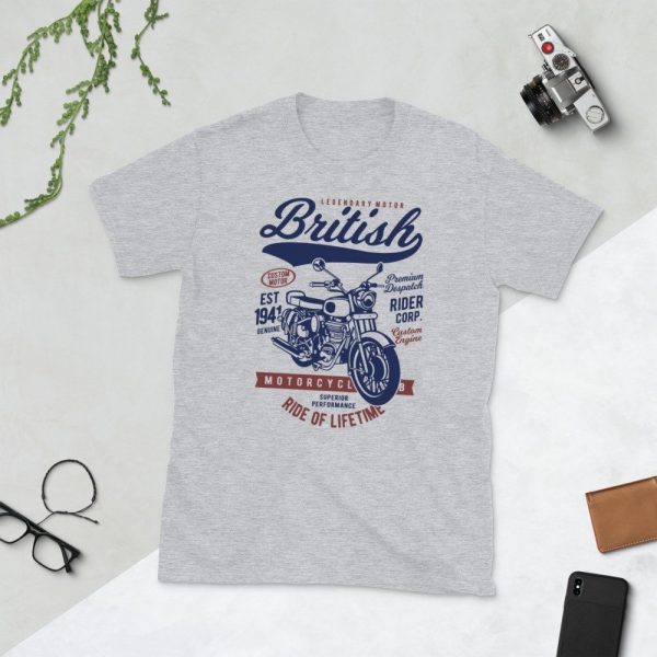 British Motorcycle legendary motor 1941  Short-Sleeve Unisex T-Shirt