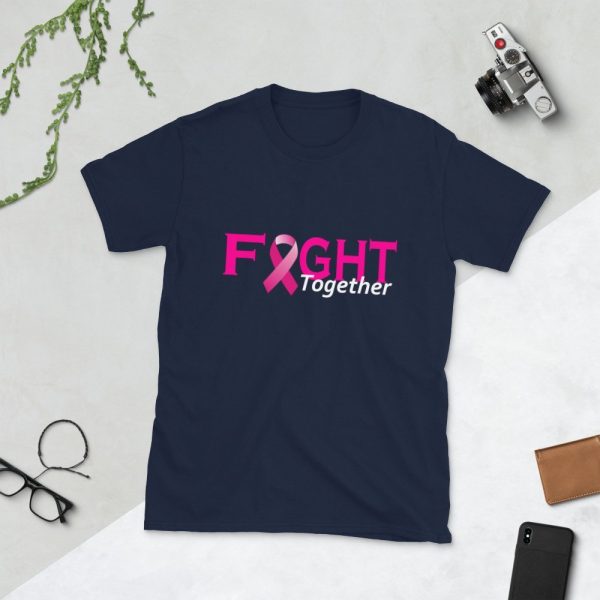 Fight Together World Cancer Day Funny Gifts T-Shirt tshirt for men women Short-Sleeve Unisex T-Shirt