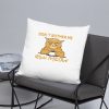 Don’t Bother Me Right Meow – Coffee Cat Humor Basic Pillow