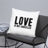 Love is not Cancelled Basic Pillow
