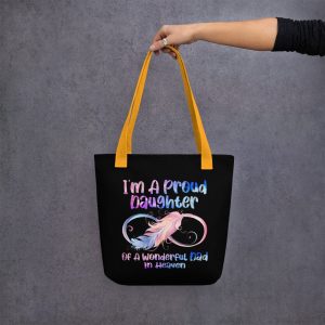 I’m A Proud Daughter Of A Wonderful Dad In Heaven Gifts Tote bag