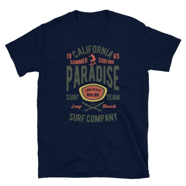 California Summer Surfing Paradise  Short-Sleeve Unisex T-Shirt