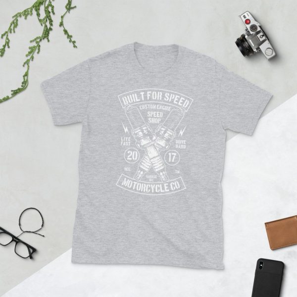 Built For Speed custom engine speed shop 2017 Short-Sleeve Unisex T-Shirt