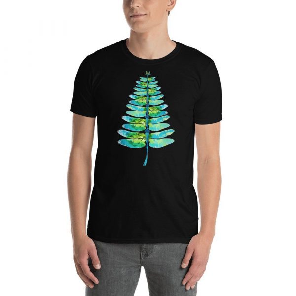 Christmas insect Lover Xmas Dragonfly Christmas Tree Short-Sleeve Unisex T-Shirt