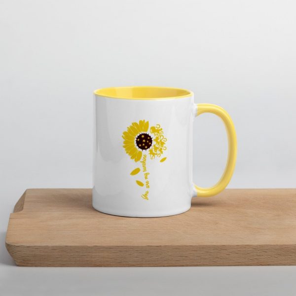 Horse You Are My Sunshine, Sunflower Gift, Sunflower Lover, Horse Lovers Idea Gift Mug with Color Inside