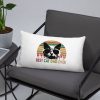 Best Cat Dad Ever Vintage Retro Cat Father's day Basic Pillow