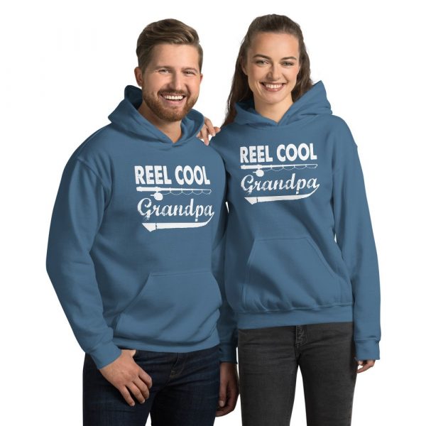 Fishing Reel Cool Grandpa T-Shirt Father’s Day Gifts Father Love Fishing Granpa’s Birthday Gift Ideas Unisex Hoodie