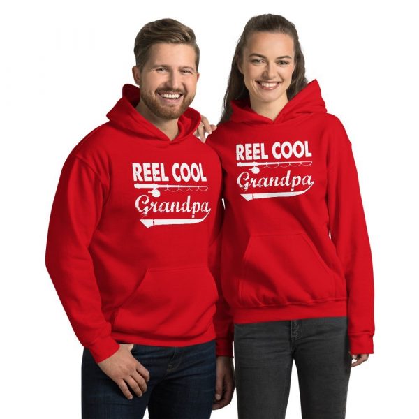 Fishing Reel Cool Grandpa T-Shirt Father’s Day Gifts Father Love Fishing Granpa’s Birthday Gift Ideas Unisex Hoodie