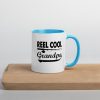 Fishing Reel Cool Grandpa T-Shirt Father's Day Gifts Father Love Fishing Granpa's Birthday Gift Ideas Mug with Color Inside