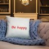 Be Happy Smiley Basic Pillow