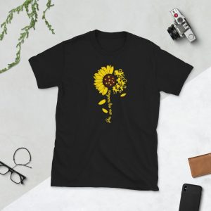 Horse You Are My Sunshine, Sunflower Gift, Sunflower Lover, Horse Lovers Idea Gift Short-Sleeve Unisex T-Shirt
