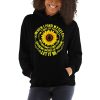 When I Find Myself In Times Of Trouble mother Mary comes to me speaking words of wisdom let it be Tee Hippie Sunflower mother Mary Unisex Hoodie