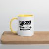 Fishing Reel Cool Grandpa T-Shirt Father's Day Gifts Father Love Fishing Granpa's Birthday Gift Ideas Mug with Color Inside