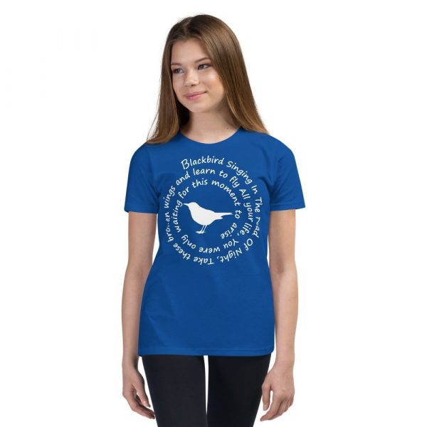 Blackbird Singing In The Dead Of Night Hippie Youth Short Sleeve T-Shirt