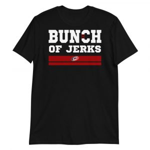 Bunch Of Jerks Shirt Hurricanes / Adult-Bunch of Jerks Carolina Hurricanes Inspired Hockey Raglan Shirt / Bunch of Jerks Hockey Short-Sleeve Unisex T-Shirt