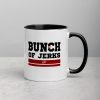 Bunch Of Jerks Shirt Hurricanes / Adult-Bunch of Jerks Carolina Hurricanes Inspired Hockey Raglan Shirt / Bunch of Jerks Hockey Mug with Color Inside
