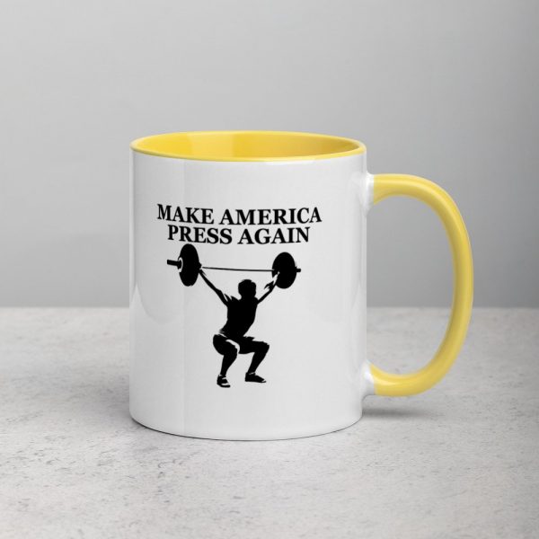 Make America Press Again Mug with Color Inside