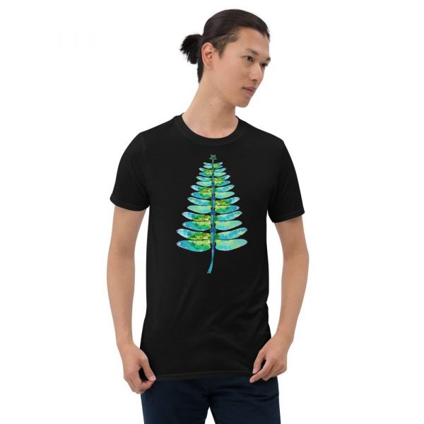 Christmas insect Lover Xmas Dragonfly Christmas Tree Short-Sleeve Unisex T-Shirt