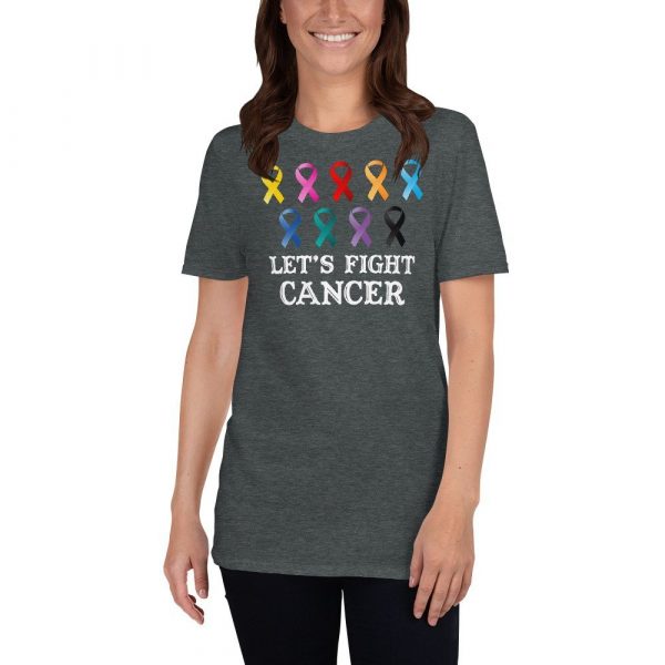 Lets fight cancer Short-Sleeve Unisex T-Shirt