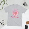 Faith Hope Love Breast Cancer Awareness Flower Pink Short-Sleeve Unisex T-Shirt