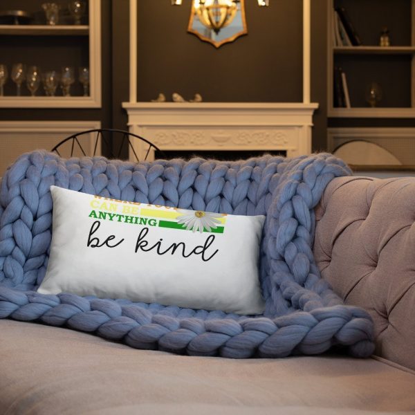 In a world where you can be anything be kind Basic Pillow