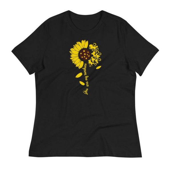 Horse You Are My Sunshine, Sunflower Gift, Sunflower Lover, Horse Lovers Idea Gift Women's Relaxed T-Shirt