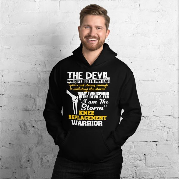 Knee Surgery Shirt I am the Storm Knee Replacement Warrior T-shirt New Knee Knee Replacement Shirt Join Replacement Shirt Surgery GiftUnisex Hoodie