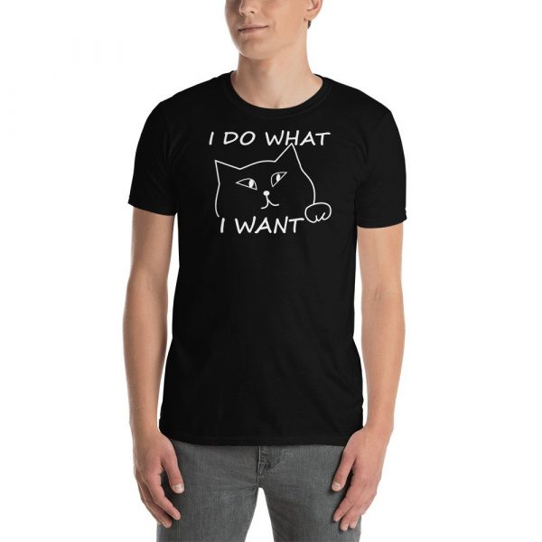 I do what I want with my cat Short-Sleeve Unisex T-Shirt