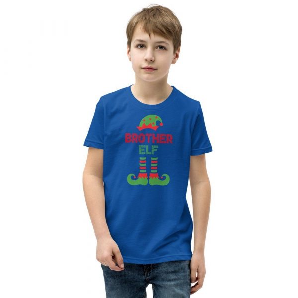 Christmas Brother Elf Youth Short Sleeve T-Shirt