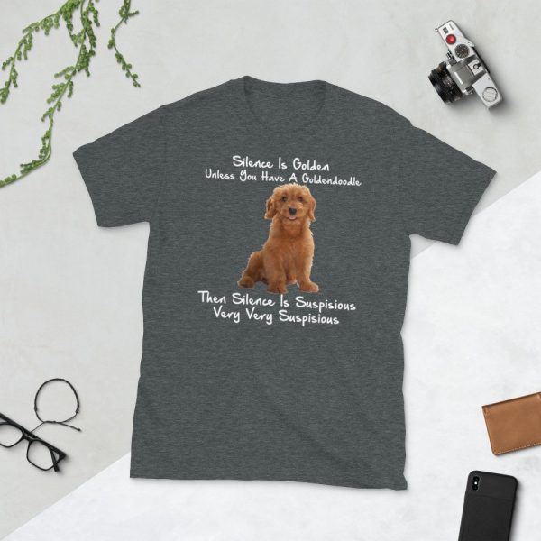 Silence Is Golden Unless You Have A Goldendoodle Funny Short-Sleeve Unisex T-Shirt