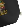 Namast'ay Away From Me - Sunset Sloth Yoga Large organic tote bag