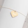Customized Engraved Silver Heart Necklace Necklace Customized Name Engraved Silver Heart Necklace