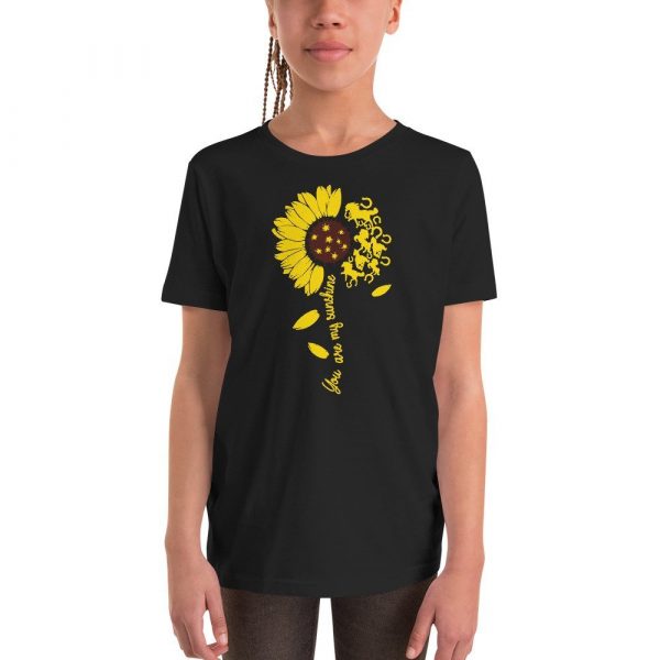 Horse You Are My Sunshine, Sunflower Gift, Sunflower Lover, Horse Lovers Idea Gift Youth Short Sleeve T-Shirt