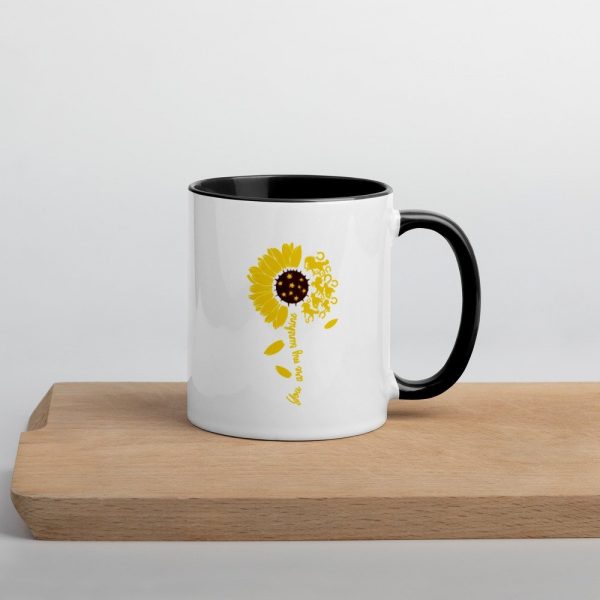 Horse You Are My Sunshine, Sunflower Gift, Sunflower Lover, Horse Lovers Idea Gift Mug with Color Inside