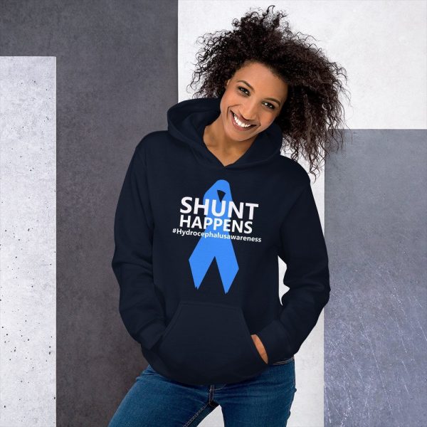 Hydrocephalus Awareness Shunt Happens Hydro Warrior Unisex Hoodie
