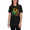 Womens In A World Full Of Grandmas Be a Lovey Sunflower Butterfly Short-Sleeve Unisex T-Shirt
