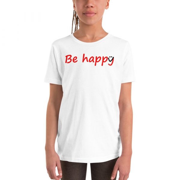 Be Happy Smiley Youth Short Sleeve T-Shirt
