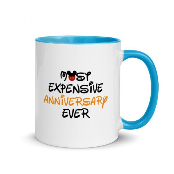 Disney anniversary Mug , Disney husband wife shirts,Disney couple Mug ,Disney hubby wifey, Disney matching Mug , Disney Mug with Color Inside