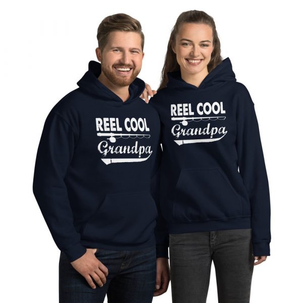 Fishing Reel Cool Grandpa T-Shirt Father’s Day Gifts Father Love Fishing Granpa’s Birthday Gift Ideas Unisex Hoodie