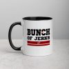 Bunch Of Jerks Shirt Hurricanes / Adult-Bunch of Jerks Carolina Hurricanes Inspired Hockey Raglan Shirt / Bunch of Jerks Hockey Mug with Color Inside