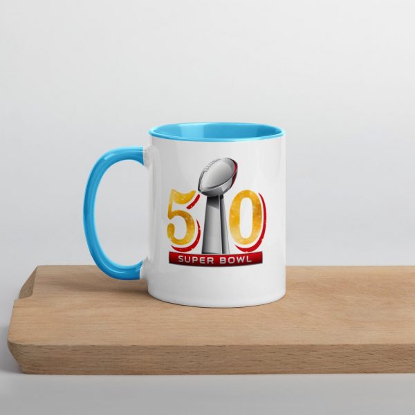 Super Bowl 50 Mug with Color Inside