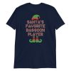 Santa's Favorite Bassoon Player Funny Christmas Gift Short-Sleeve Unisex T-Shirt