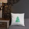 Christmas insect Lover Xmas Dragonfly Christmas Tree Basic Pillow