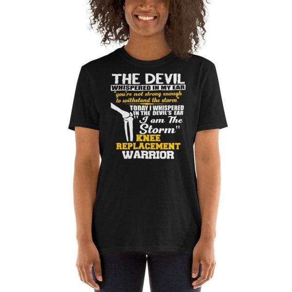 Knee Surgery Shirt I am the Storm Knee Replacement Warrior T-shirt New Knee Knee Replacement Shirt Join Replacement Shirt Surgery Gift Short-Sleeve Unisex T-Shirt
