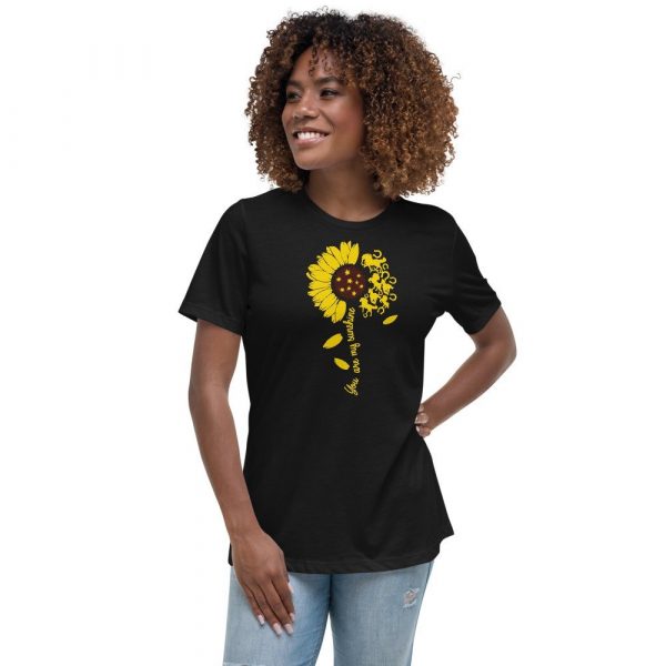 Horse You Are My Sunshine, Sunflower Gift, Sunflower Lover, Horse Lovers Idea Gift Women's Relaxed T-Shirt