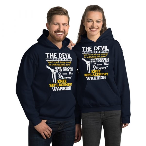 Knee Surgery Shirt I am the Storm Knee Replacement Warrior T-shirt New Knee Knee Replacement Shirt Join Replacement Shirt Surgery GiftUnisex Hoodie