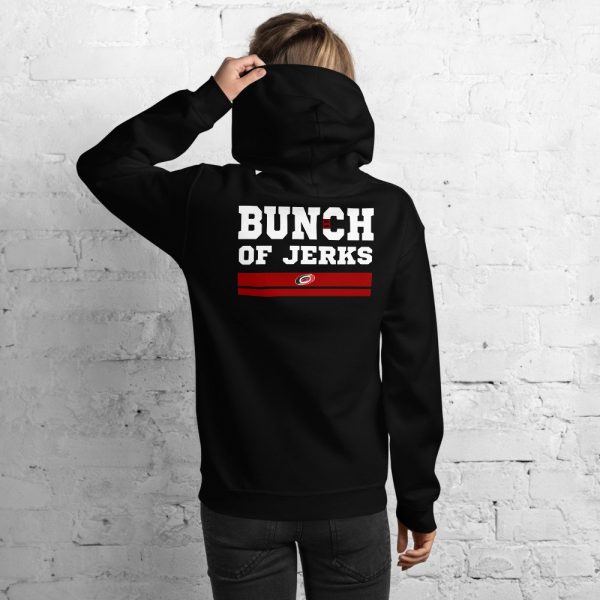Bunch Of Jerks Shirt Hurricanes / Adult-Bunch of Jerks Carolina Hurricanes Inspired Hockey Raglan Shirt / Bunch of Jerks Hockey  Unisex Hoodie